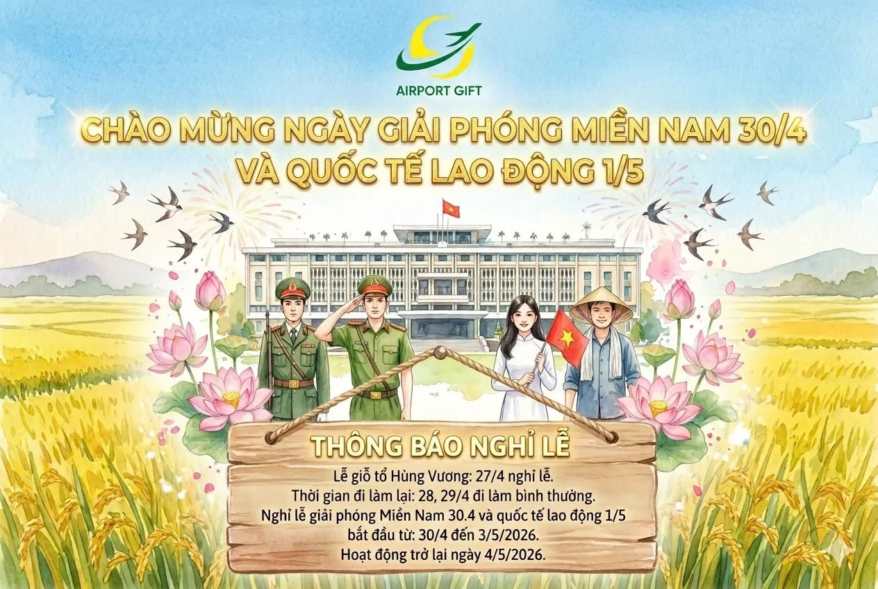 Thông báo: Nghỉ lễ giải phóng miền Nam 30/4 và quốc tế lao động 1/5.