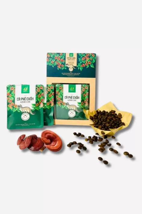 Cà phê Chồn phin giấy Linh Chi