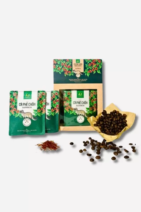 Cà phê Chồn phin giấy Saffron