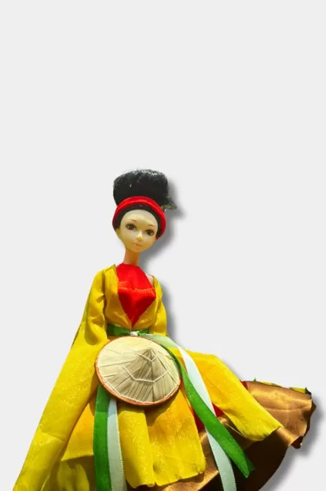 Búp bê dân tộc Kinh: Áo tứ thân