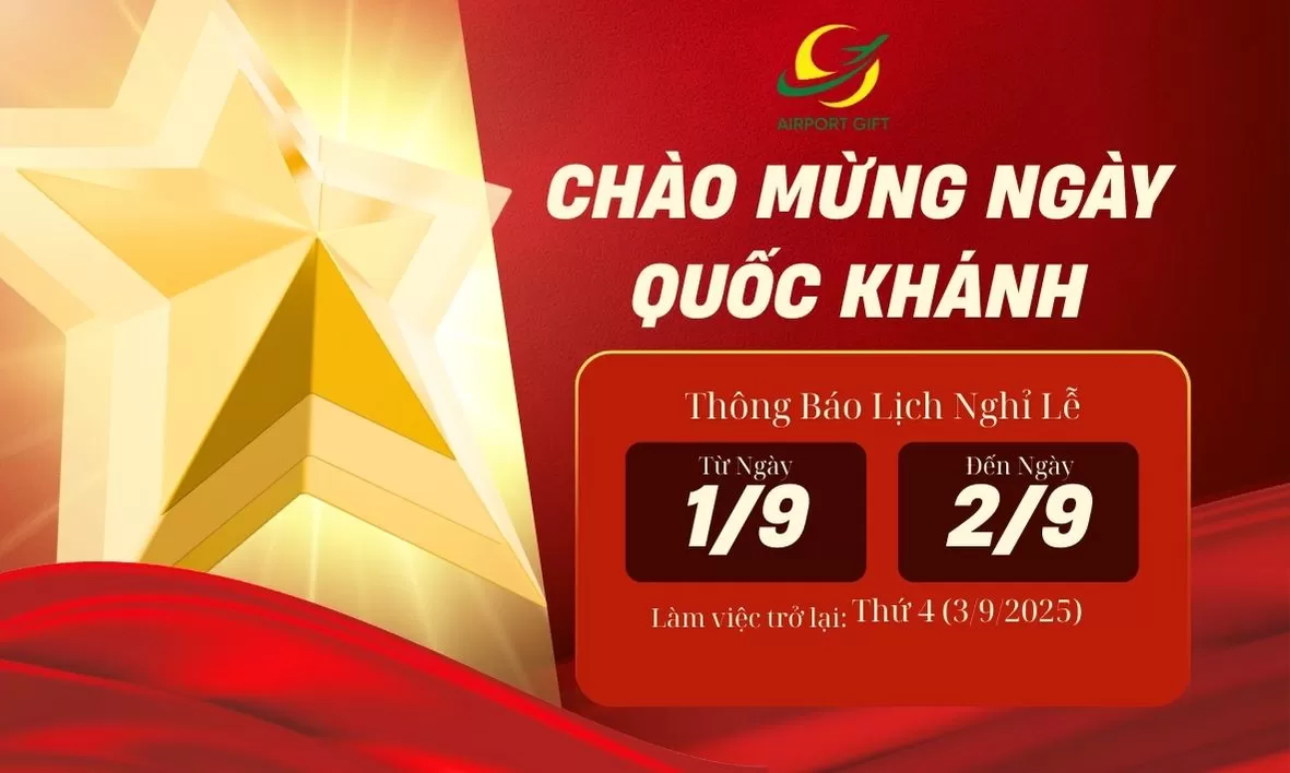 THÔNG BÁO NGHỈ LỄ QUỐC KHÁNH 2/9